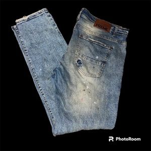Men’s Preme Distressed Jeans Size 38x34
